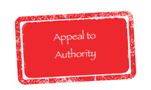 Appeal to Authority